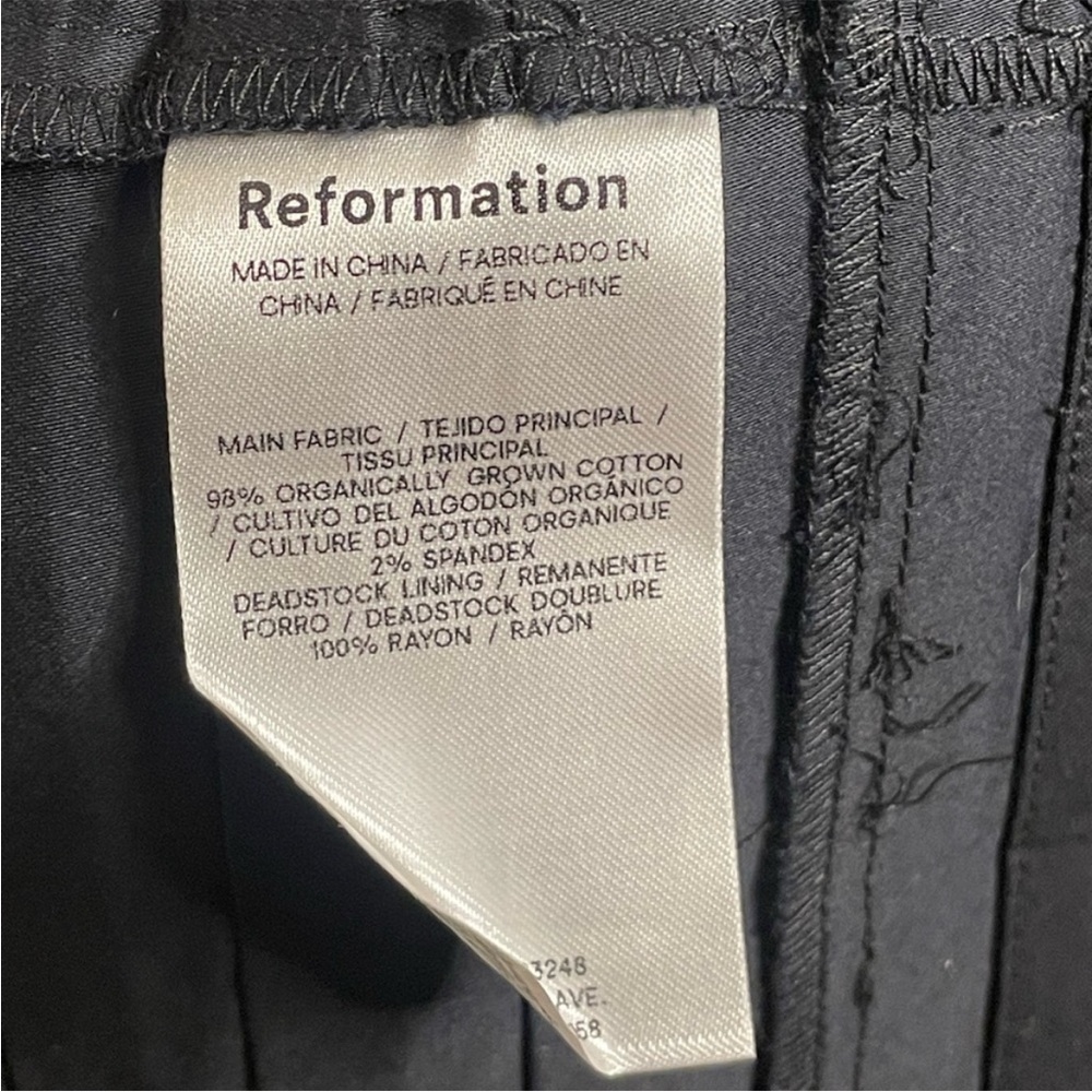 Reformation Everlyn Dress in Black - Picture 10 of 10